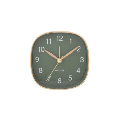 Budík Karlsson KA5957GR Travel Square, 9cm